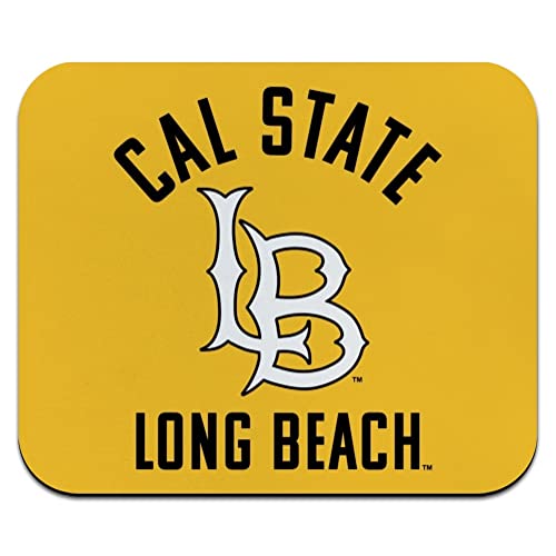 California State University Long Beach Dirtbags Logo Low Profile Thin Mouse Pad Mousepad