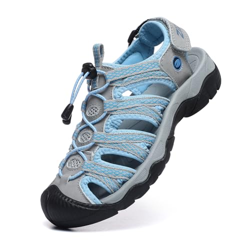 ziitop Womens Hiking Sandals Closed Toe Summer Outdoor Adventurou...