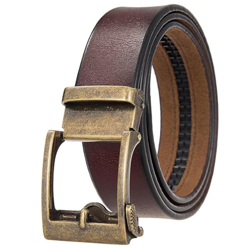 Ceinture cuir homme à cliquet automatique pour un ajustement précis sans trou