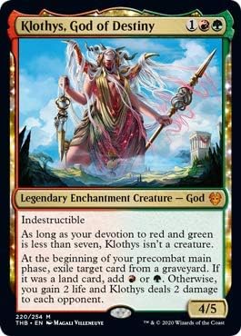 Magic: The Gathering - Klothys, God of Destiny - Foil - Theros Beyond Death