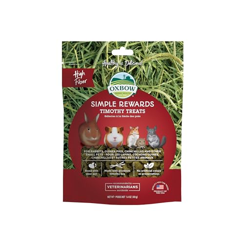 Oxbow Simple Rewards Treats, Made with Western Timothy Hay, Snack...