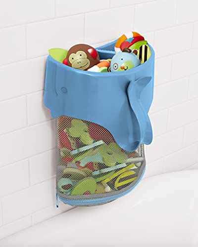 Skip Hop-Bath Toy-Storage, Moby Scoop & Splash, Blue (Discontinued By Manufacturer) #TOP2