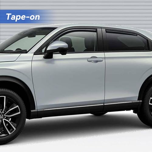 Image of Window Visors Rain Guards for 2023 2024 2025 2026 Honda HR-V, Out-Channel Window Vent Wind Deflectors Visors Shades for 23 24 25 26 HRV