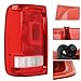 WOHAIPA LED Tail Lights Assembly For Volkswagen Amarok 2010-2020 Rear Halogen Break Lamp Replacement w/Bulbs 2H1945095A, 2H2945095B, 2H1945096A, 2H1945096B (Left Side)