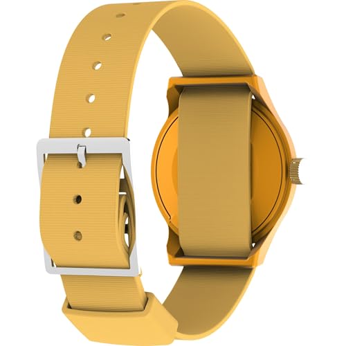 Image of TIMEX Military 36 mm Yellow Dial Men Analog Watch- TW2W91200