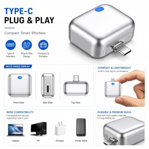 ब्रांड: Generic TYROCX 100W USB-C Charging Adapter - Image 4