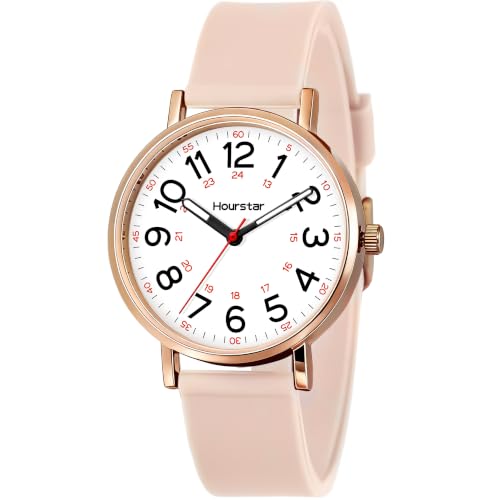 Women's Analog Nurse Watch | Second Hand | Easy Read | Silicone