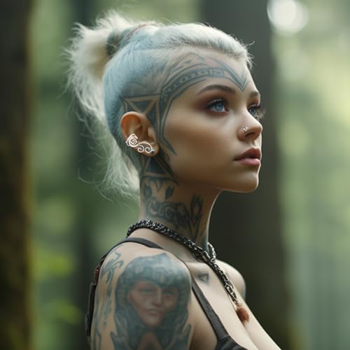 Handmade Ear Cuff Earrings, OwMell Elf Ear Cuffs No Piercing Hypoallergenic Simple Rolled Earrings Fantasy Costume for Party Wearing2