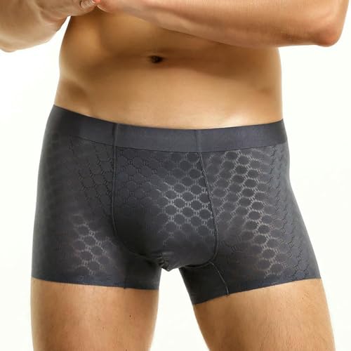 Men'S Underwear Men'S Summer Thin Breathable Boxer Briefs2