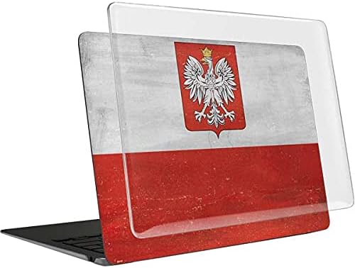 Skinit Case + Skin Compatible with MacBook Air 13in (2020) Originally Designed Poland Flag Distressed Design