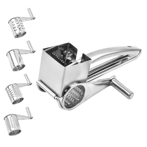 Rallador Giratorio Manual de Queso Acero Inoxidable miniatura 1