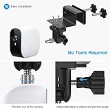 TIUIHU Gutter Mount for eufyCam 2C eufyCam 2 eufyCam E,Weatherproof Gutter Kit Wall Mount Bracket for Eufy Security Cam(Black) - Image 6