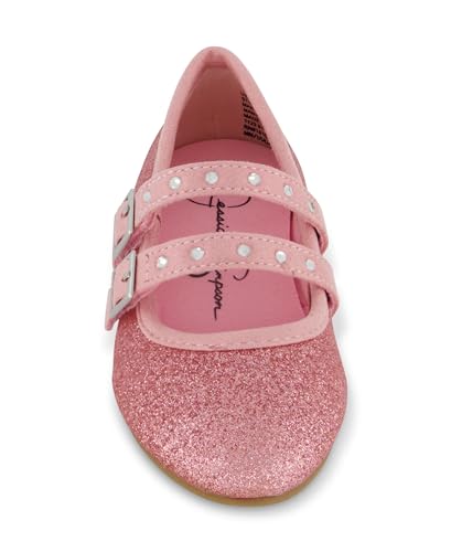 Jessica Simpson Toddler Girls Pink Glitter Ballet Sandal4