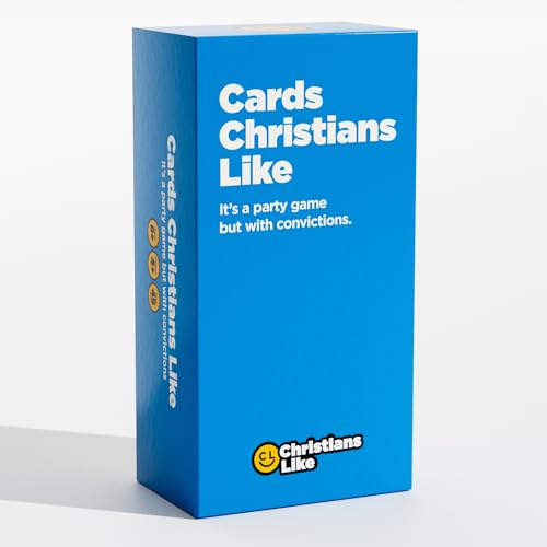 christians like cards party game  600 cards  humorous prompt cards with funny or edgy responses  fun for teens adults  ideal for families youth groups bible studies game nights