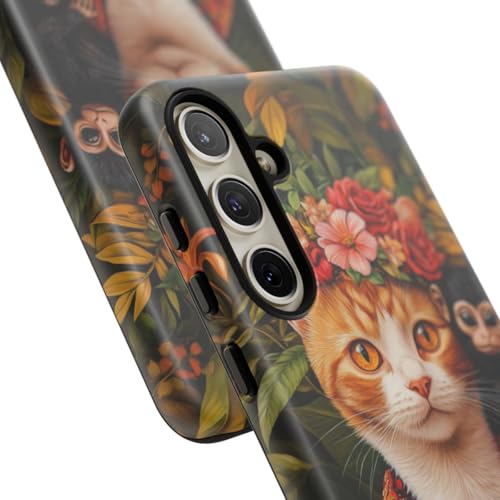 Coque Samsung S24 Plus chat roux rigide mate évite rayures et traces de doigts - 2