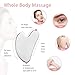 YOLCAR Guasha Facial Tools, Stainless Steel Face Massager Tool for Skin Tighten, Guasha Beauty Tool Skin Care Gift for Face Sculpting