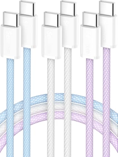Senetem USB C ケーブル タイプc【1m+1m+2m 3本】USB-C to USBC 60W急速充電 PD対応 高速データ転送 高耐久コード iPhone 16/15・MacBook・iPad Pro/Air・Samsung Galaxy・Xperia・Pixel・イヤホン等Type-C機種対応