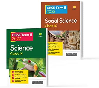 Arihant CBSE Science & Social science Term 2 Class 9 for 2022 Exam (Cover Theory and MCQs) (Set of 2 Books) Paperback – 20 November 2021