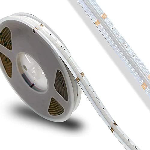 Boarda RGBW COB LED Strip,24V 4 in 1 RGB+WW/RGB+CW 784 LEDs/m COB LED Strip,5m 3920 LEDs High Brightness Flexible RGBW COB Tape for Party,Counter,Shelf,Home Decor (RGB+WW)