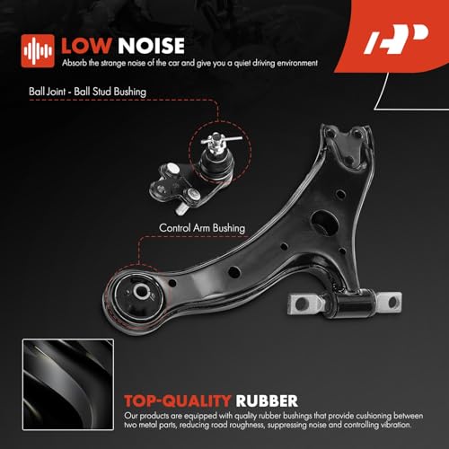 A-Premium 4Pcs Front Suspension Kit, Lower Control Arm, Lower Ball Joint, by A-Premium - Used condition - Image 6