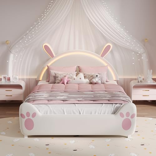 Cama infantil tapizada de 140 x 200 cm