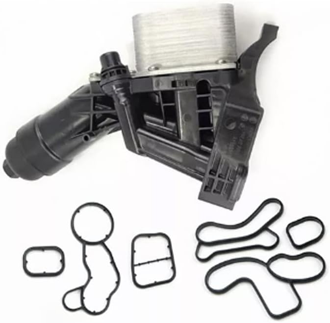 11428591462 11428591460 Engine Oil Cooler Gasket Set Compatible for BMW F30 F35 F45 F46 F49 F52 G20 G28 G38 B38 B48 X1 X3 MINI F60