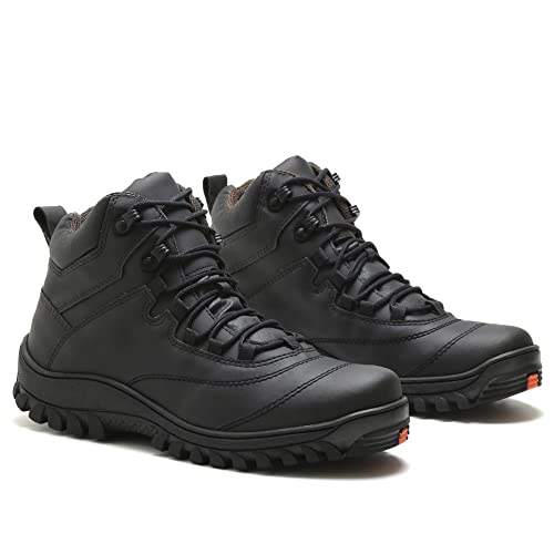 Bota Coturno Masculino Adventure Trilha Militar (Preto, BR, Adulto, Numérico, 45)