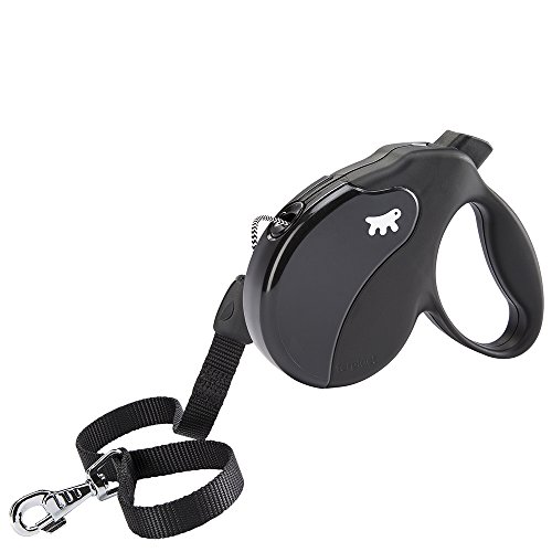 Ferplast Auszieh-Hundeleine AMIGO CORD MINI, ausziehbares Kordelband, 3 m, max. 12 kg, Schwarz 6 Ferplast Auszieh-Hundeleine AMIGO CORD LONG, ausziehbares Kordelband, 7 m, max. 20 kg, Schwarz