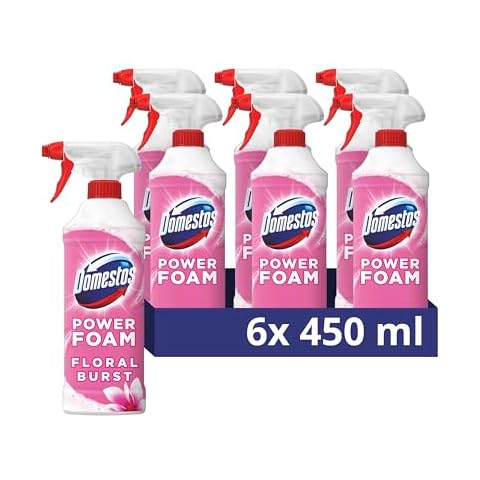 Domestos Power Foam Floral Burst Cleaner Spray Cover