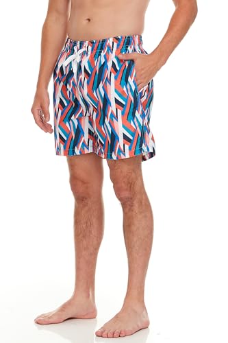 Image of Kanu Surf Men's Troy Stripe Swim Trunks