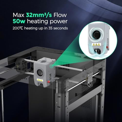 Image of FLASHFORGE AD5M Pro 3D Printer - 600mm /s High-Speed Core XY, 1-Click Auto Leveling, ≤50dB Quiet Printing with Camera, 0.4&0.6mm Nozzle, Auxiliary Cooling, 220x220x220mm Build Volume
