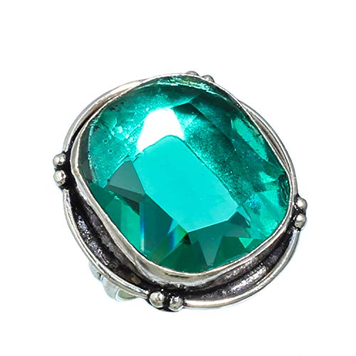 Bague fait main en argent 925 et tourmaline verte le cadeau idéal pour marquer un moment unique