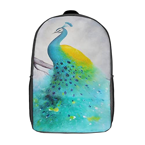 Mochila de moda Cool Animals con gran capacidad de 42cm y relieve 3D para viaje y clase