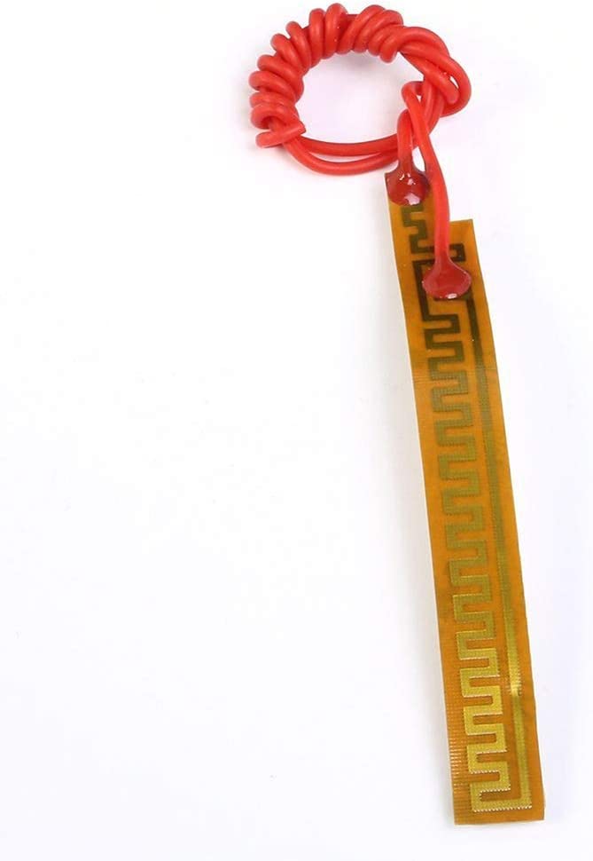 DONGKER 4 Piastre Riscaldanti In Pellicola, Autoadesive, 12 V, 12 W, Piastra Riscaldante, Piastra Riscaldante, 10 Mm X 93 Mm