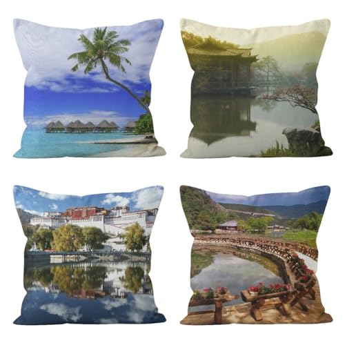 Housse de coussin canapé lin pour rénover votre salon - 2
