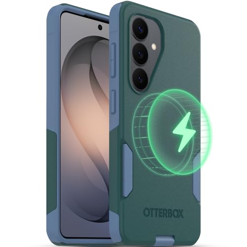Image of OtterBox Samsung Galaxy S26 - Commuter Series Magnetic Case - Ocean Tides | 3X Military Drop Protection - Dual-Layer Design - Magnetic Fast Charge - Raised Edges - Port Covers
