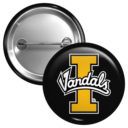 Idaho Vandals Medium 2-Inch Button Pin Officially Licensed Collegiate Product