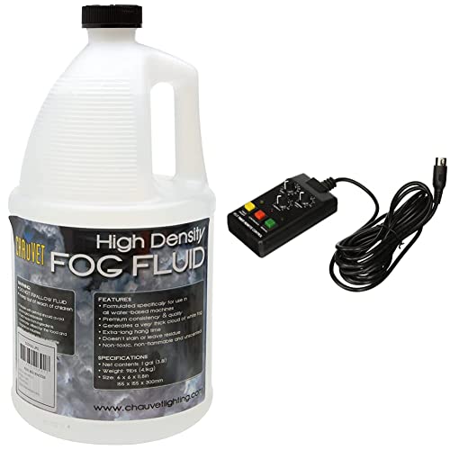 CHAUVE DJ High-Density Fog Fluid & Wired Timer Remote