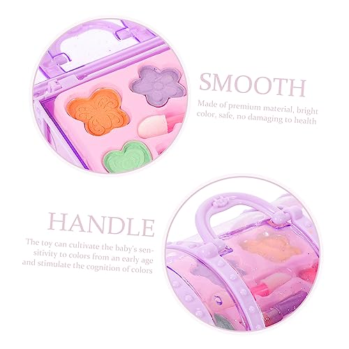 Toyvian 4 Conjuntos De Mala De Brinquedo Crianças Anéis Para Meninas Brinquedos Menina Crianças Tern