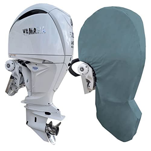 Oceansouth Outboard Motor Full Cover for Yamaha (F225F/ F250D/ F300B - V6 4.2L 2021>)(25" Leg)