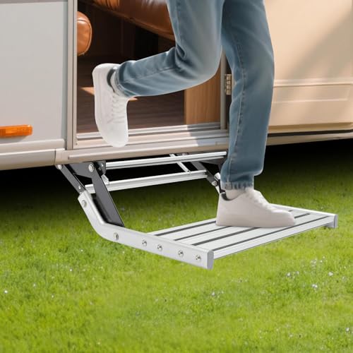 Marchepied camping-car manuel rétractable pour éviter les chutes - 4