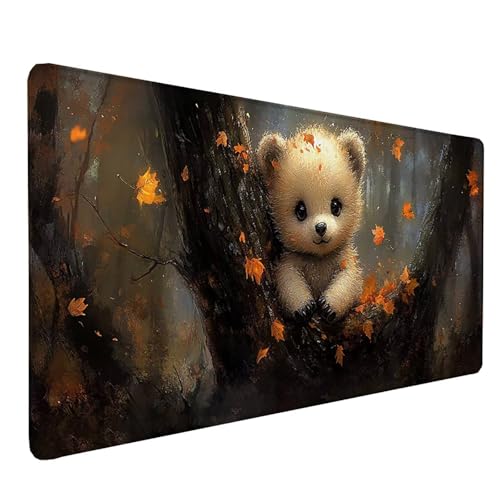 Tapis de souris XXL ours pour transformer votre espace bureau gamer PC