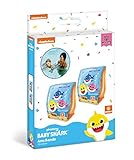 2 cámaras de aire – las pulseras están dotadas de un aspecto inspirado en el famoso dibujo animado Baby Shark; además, hay 2 cámaras de aire, 2 capas de flotadores para hacer la natación más segura