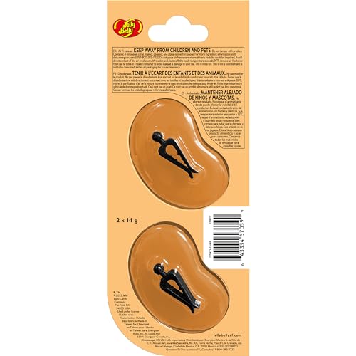 Image of Jelly Belly Air Freshener (Pink Grapefruit Scent, 6 Pack 12 Count)