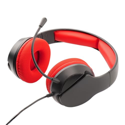 Auriculares gaming Freaks and Geeks Switch SPX-300 Rojo con micrófono integrado 4