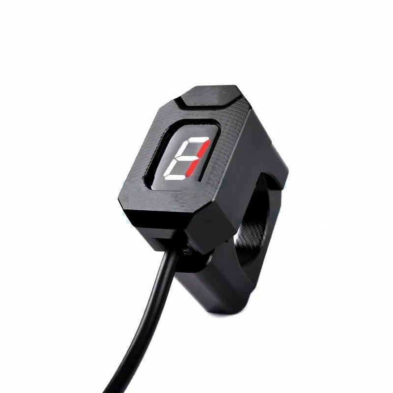 Indicateur de vitesse numérique avec anneau rouge fixe pour Ducati Monster 659 18-19