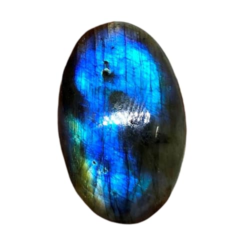 Labradorite naturelle 32x20x7mm cabochon ovale pour création bijoux DIY GH_NAT_04942