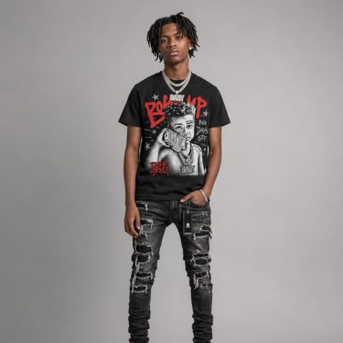 Image of DopeSkill Graphic Tee Streetwear Hip Hop Hypebeast Street Style Unisex T-Shirt Sneaker Colour Matching Shirts Swag Y2K Style