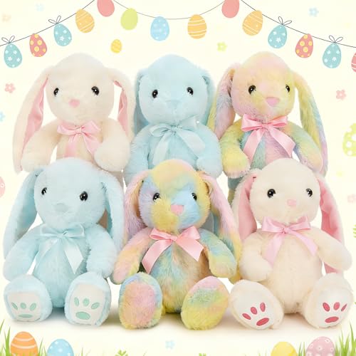 MaoGoLan 6 Pack Floppy Bunny Stuffed Animals 12 inch Easter