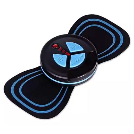 Mini Massageador Elétrico Recarregável Portátil Massagem Corporal Cervical Eletroterapia Ems Pescoço Perna Lombar Abdomen - TYDA